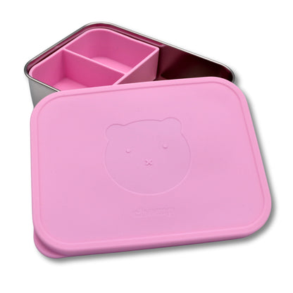 Stainless Steel Lunchbox with Removable Silicone Dividers