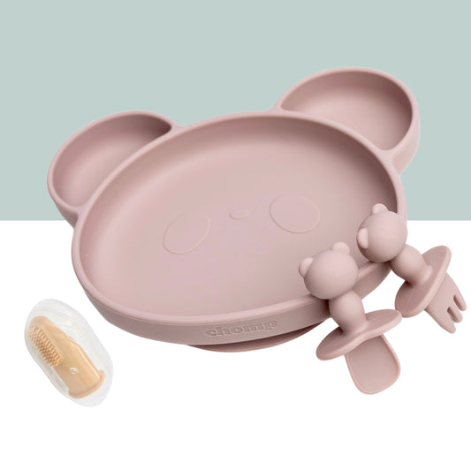 Panda Baby Suction Plate & Cutlery Set